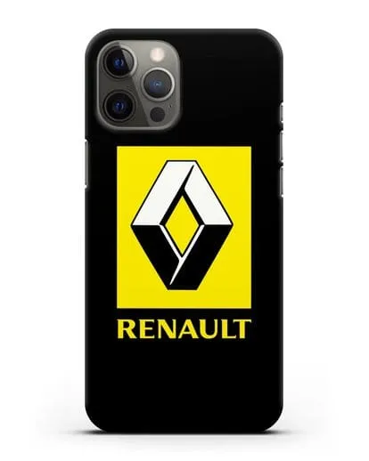 Чехол с логотипом Renault силиконовый для iPhone 12 Pro Max