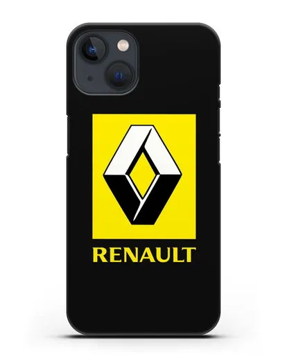 Чехол с логотипом Renault силиконовый для iPhone 13 Mini