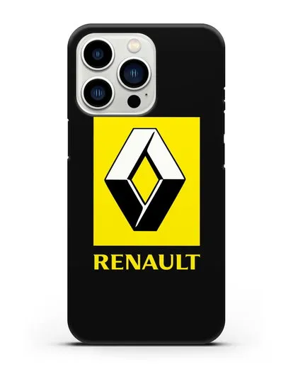 Чехол с логотипом Renault силиконовый для iPhone 13 Pro