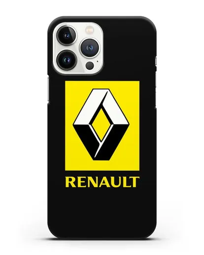 Чехол с логотипом Renault силиконовый для iPhone 13 Pro Max