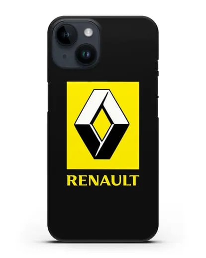 Чехол с логотипом Renault силиконовый для iPhone 14