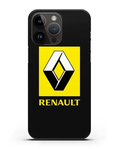 Чехол с логотипом Renault силиконовый для iPhone 14 Pro Max