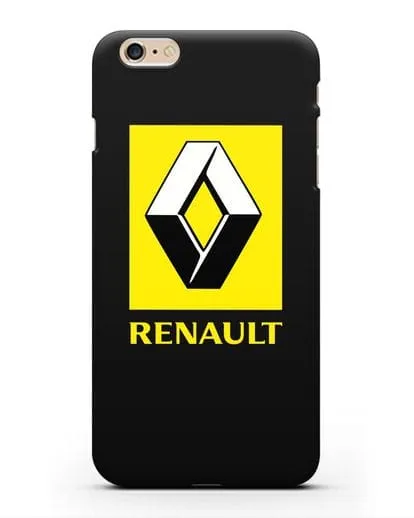 Чехол с логотипом Renault силиконовый для iPhone 6s Plus
