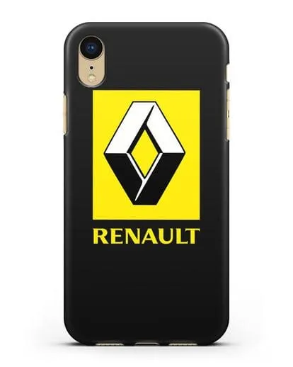 Чехол с логотипом Renault силиконовый для iPhone XR