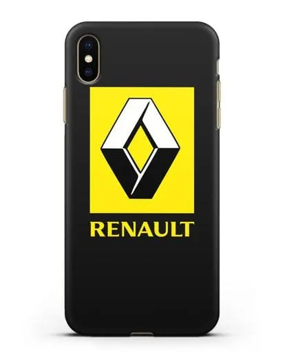Чехол с логотипом Renault силиконовый для iPhone XS Max