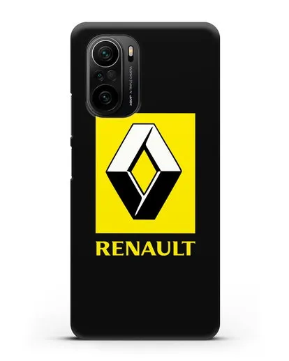 Чехол с логотипом Renault силиконовый для Xiaomi Poco F3 Pro