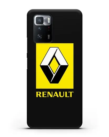Чехол с логотипом Renault силиконовый для Xiaomi Poco X3 GT