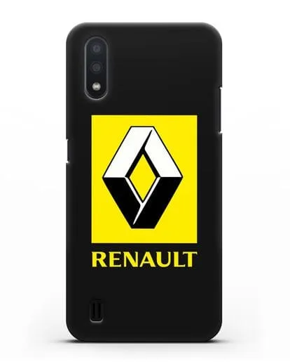 Чехол с логотипом Renault силиконовый для Samsung Galaxy A01 [SM-A015F]