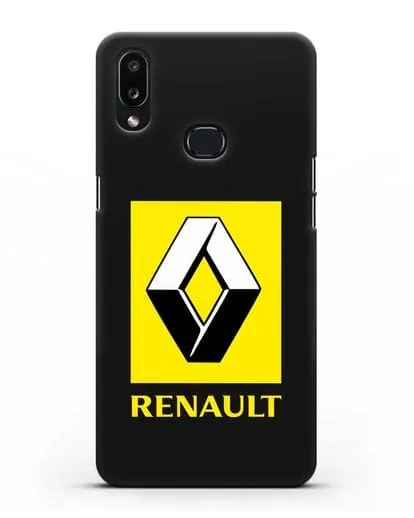 Чехол с логотипом Renault силиконовый для Samsung Galaxy A10s [SM-F107F]