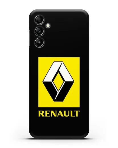 Чехол с логотипом Renault силиконовый для Samsung Galaxy A14 [SM-A145]