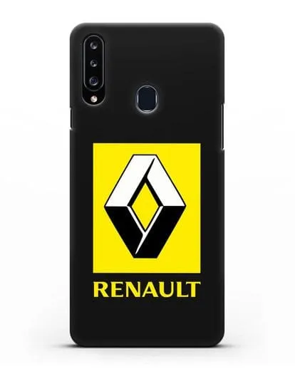 Чехол с логотипом Renault силиконовый для Samsung Galaxy A20s [SM-A207FN]