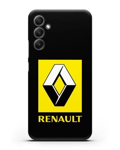 Чехол с логотипом Renault силиконовый для Samsung Galaxy A34 [SM-A346]