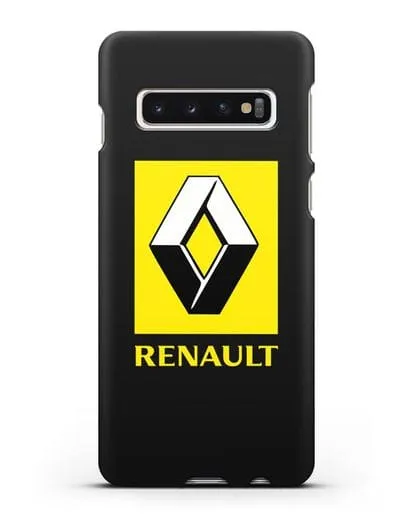 Чехол с логотипом Renault силиконовый для Samsung Galaxy S10 Plus [SM-G975F]