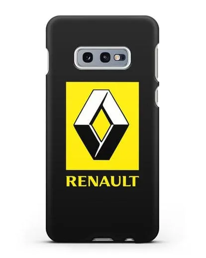 Чехол с логотипом Renault силиконовый для Samsung Galaxy S10e [SM-G970F]