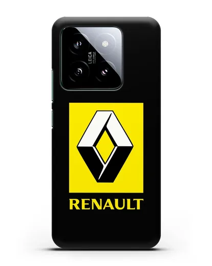 Чехол с логотипом Renault силиконовый для Xiaomi 14