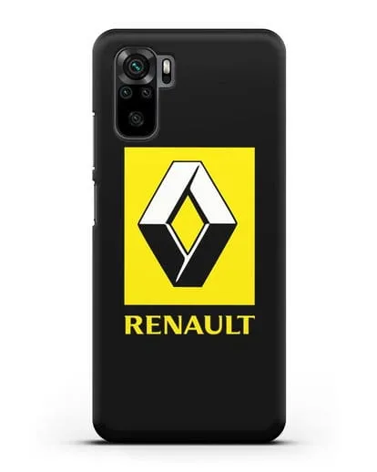 Чехол с логотипом Renault силиконовый для Xiaomi Redmi Note 10