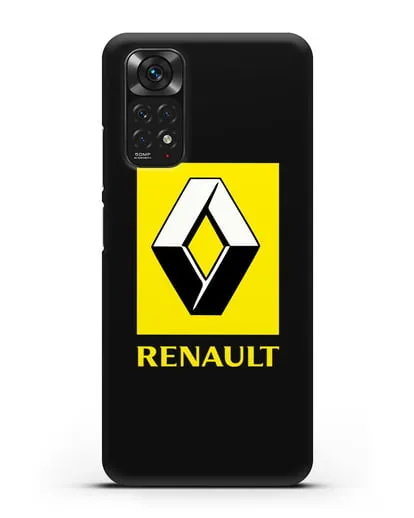 Чехол с логотипом Renault силиконовый для Xiaomi Redmi Note 11S