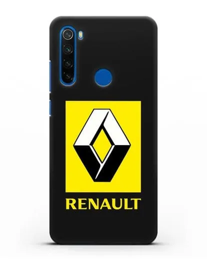 Чехол с логотипом Renault силиконовый для Xiaomi Redmi Note 8