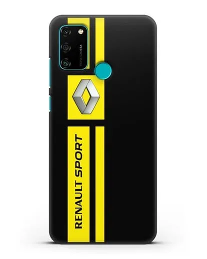 Чехол с надписью Renault Sport силиконовый для Honor 9A
