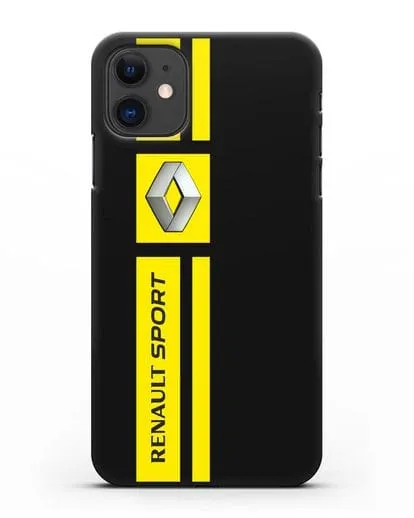 Чехол с надписью Renault Sport силиконовый для iPhone 11