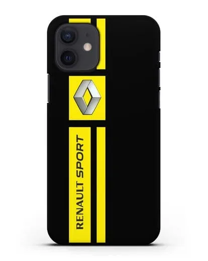 Чехол с надписью Renault Sport силиконовый для iPhone 12