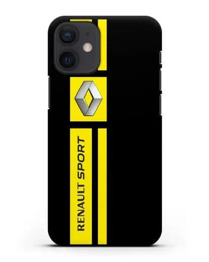 Чехол с надписью Renault Sport силиконовый для iPhone 12 mini