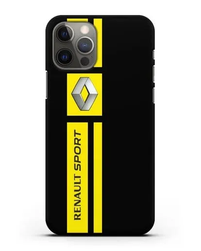 Чехол с надписью Renault Sport силиконовый для iPhone 12 Pro