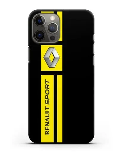 Чехол с надписью Renault Sport силиконовый для iPhone 12 Pro Max