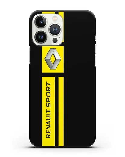 Чехол с надписью Renault Sport силиконовый для iPhone 13 Pro Max