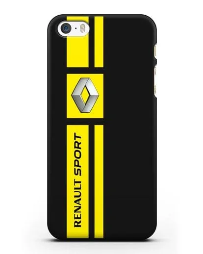 Чехол с надписью Renault Sport силиконовый для iPhone 5/5s/SE