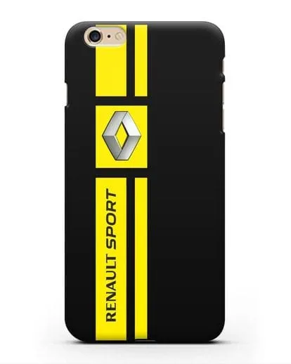 Чехол с надписью Renault Sport силиконовый для iPhone 6s Plus