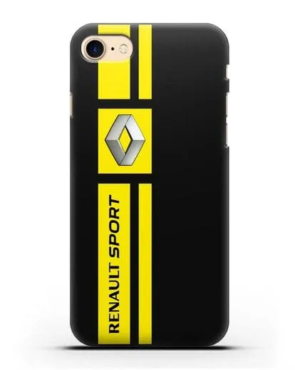 Чехол с надписью Renault Sport силиконовый для iPhone 8
