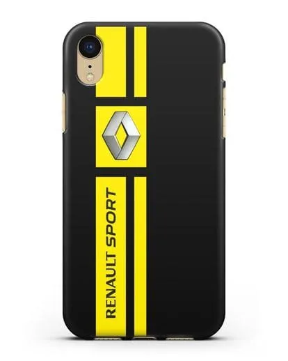 Чехол с надписью Renault Sport силиконовый для iPhone XR