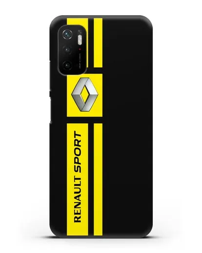 Чехол с надписью Renault Sport силиконовый для Xiaomi Poco M3 Pro