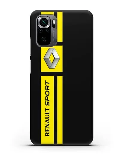 Чехол с надписью Renault Sport силиконовый для Xiaomi Poco M5s
