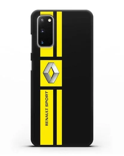 Чехол с надписью Renault Sport силиконовый для Samsung Galaxy S20 [SM-G980F]