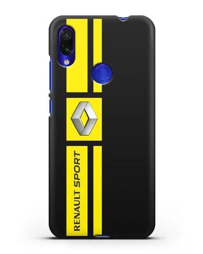 Чехол с надписью Renault Sport силиконовый для Xiaomi Redmi Note 7
