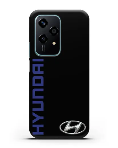 Чехол с надписью Hyundai и логотипом силиконовый для Honor 200 Lite