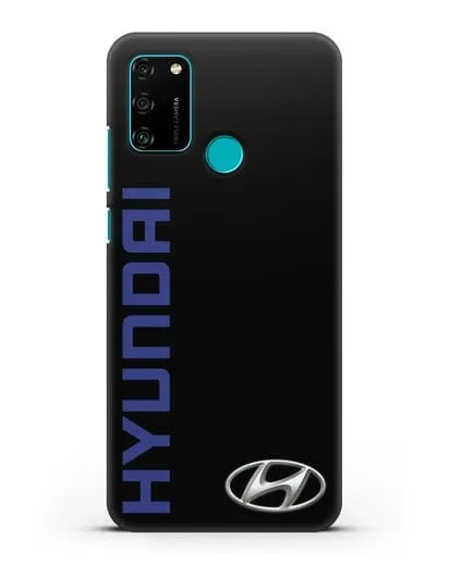 Чехол с надписью Hyundai и логотипом силиконовый для Honor 9A