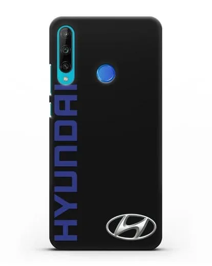 Чехол с надписью Hyundai и логотипом силиконовый для Honor 9C