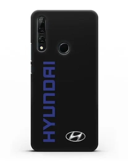 Чехол с надписью Hyundai и логотипом силиконовый для Honor 9X