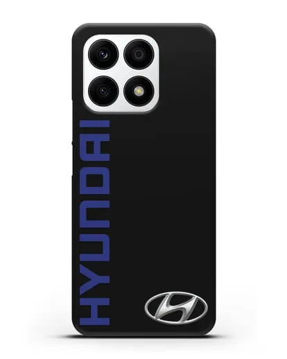 Чехол с надписью Hyundai и логотипом силиконовый для Honor X8a