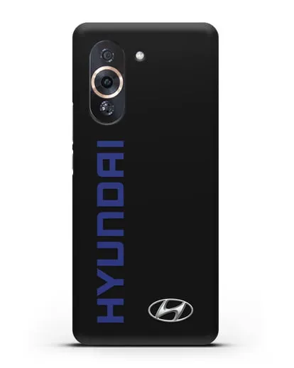 Чехол с надписью Hyundai и логотипом силиконовый для Huawei Nova 10