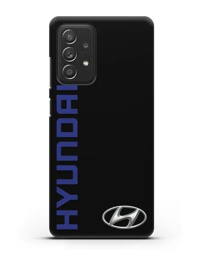 Чехол с надписью Hyundai и логотипом силиконовый для Samsung Galaxy A53