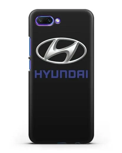 Чехол с логотипом Hyundai силиконовый для Honor 10