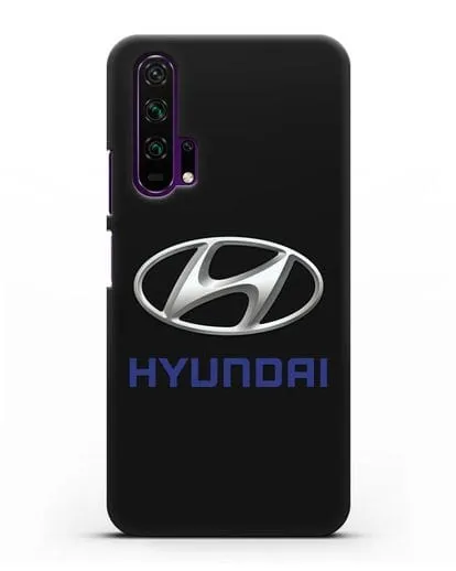 Чехол с логотипом Hyundai силиконовый для Honor 20 Pro