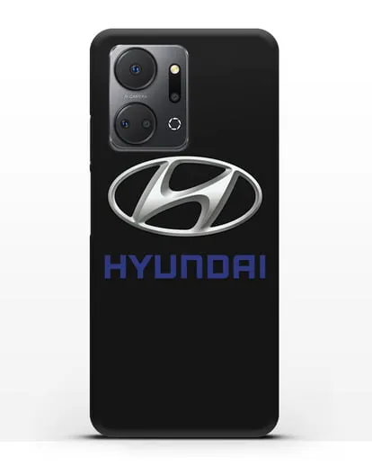 Чехол с логотипом Hyundai силиконовый для Honor X7a