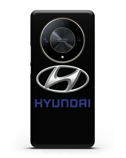 Чехол с логотипом Hyundai силиконовый для Honor X9b