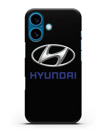 Чехол с логотипом Hyundai силиконовый для iPhone 16