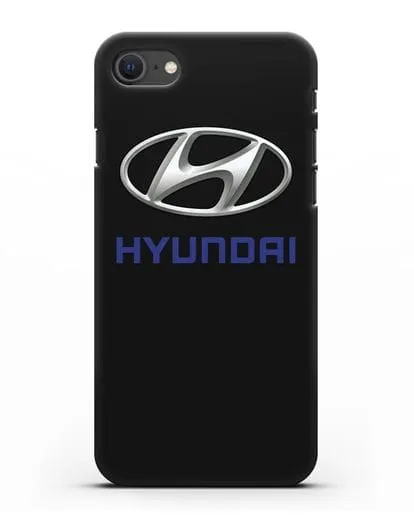 Чехол с логотипом Hyundai силиконовый для iPhone SE 2020